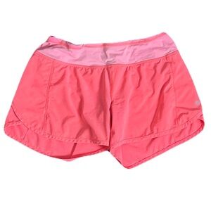 Lululemon Speed Up Shorts in Coral Size 6